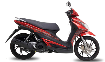 Suzuki Hayate chạy tốn xăng và có tiếng ồn?