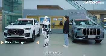 Hãng ôtô dùng robot làm nhân viên bán xe Hãng ôtô dùng robot làm nhân viên bán xe