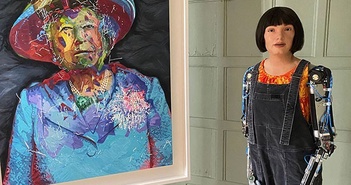 Ai-Da: Họa sĩ AI đầu tiên có hình dạng giống con người Ai-Da: Họa sĩ AI đầu tiên có hình dạng giống con người