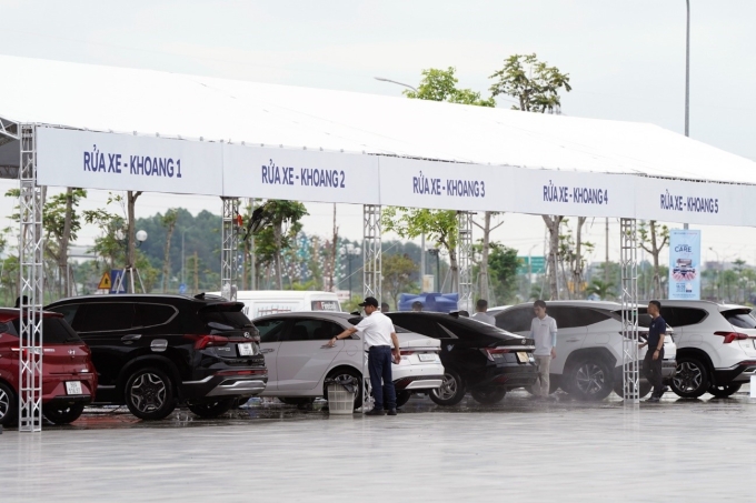 Sự kiện chăm sóc xe Hyundai hút nghìn người tham dự
