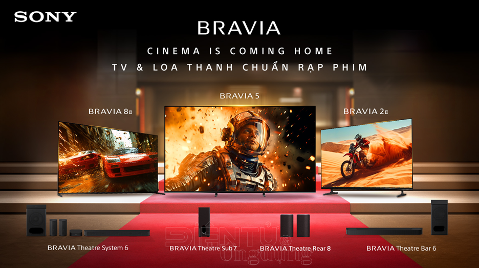 Sony ra mắt dòng TV BRAVIA 2025 hoàn toàn mới