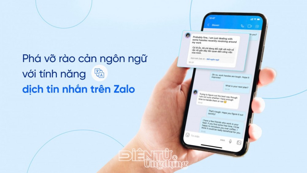 Hơn 1,1 triệu người dùng sử dụng Zalo để dịch thuật