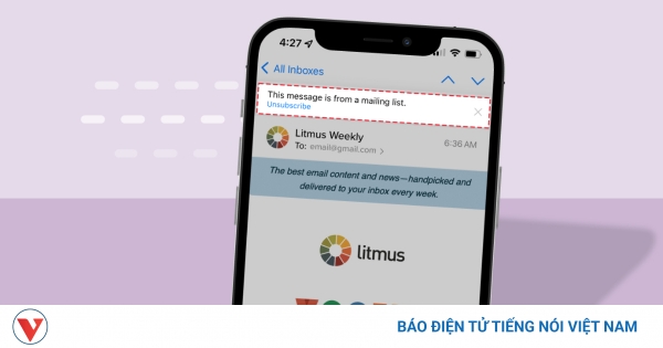 Thói quen dùng tính năng "hủy đăng ký" khi sử dụng email nguy hiểm cỡ nào?