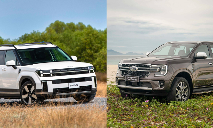 Everest đã 'cướp' thị phần của Santa Fe và Fortuner như thế nào?
