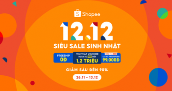 12.12 Siêu Sale Sinh Nhật 12.12 Siêu Sale Sinh Nhật