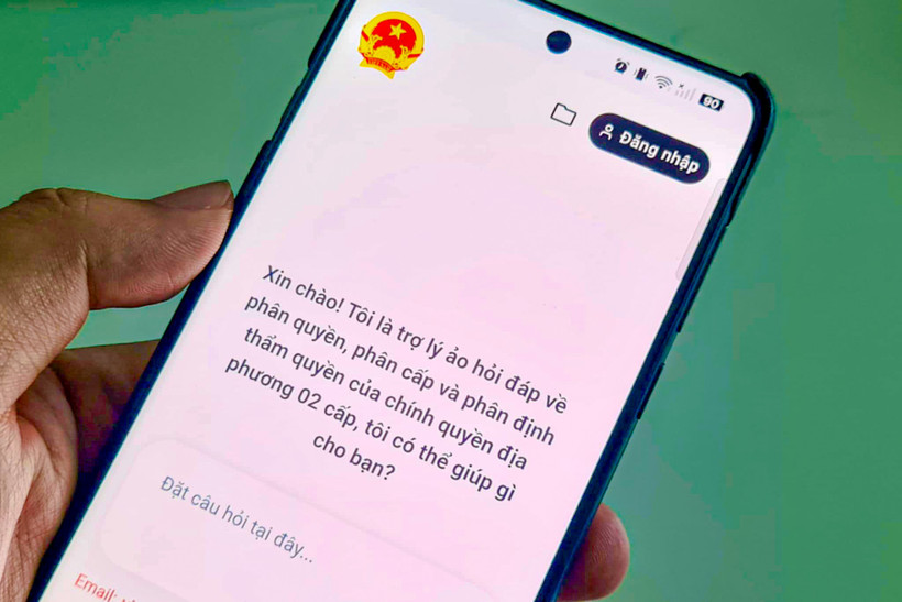 Trợ lý AI hỗ trợ tra cứu đơn vị hành chính mới