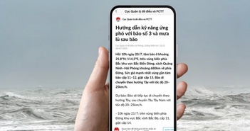 Ứng phó với cơn bão số 3, Bộ NN&MT gửi 29 triệu tin nhắn cảnh báo Ứng phó với cơn bão số 3, Bộ NN&MT gửi 29 triệu tin nhắn cảnh báo