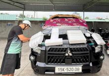 Muôn cách bảo vệ ôtô trước bão Wipha