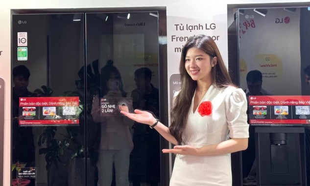 LG trưng bày dòng tủ lạnh đặc biệt dành riêng cho bếp Việt