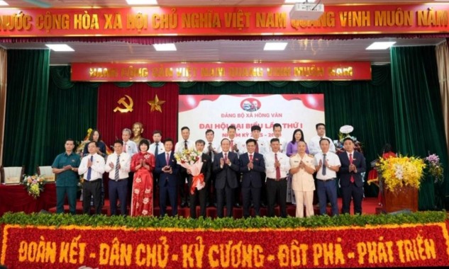 Hồng Vân tổ chức thành công Đại hội Đảng bộ xã lần thứ I, nhiệm kỳ 2025-2030