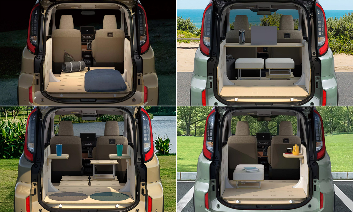 Toyota Sienta Juno - phòng ngủ di động