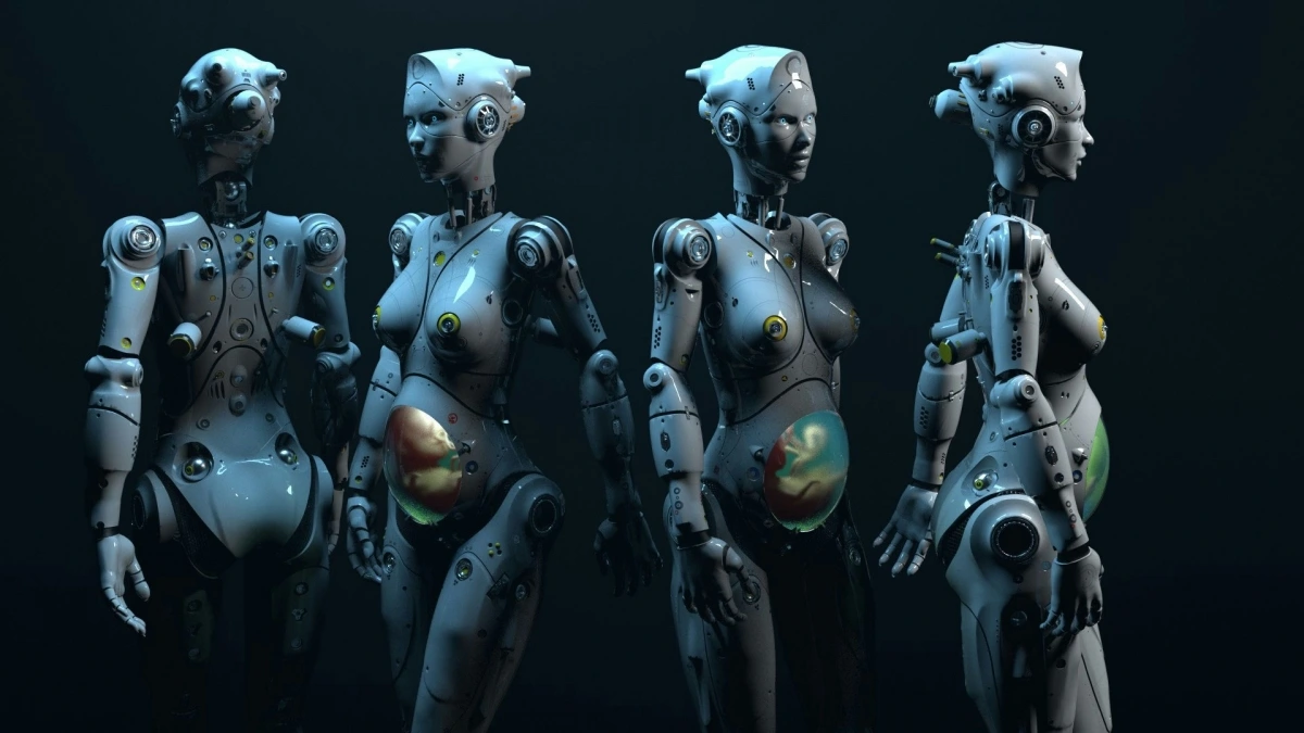 robot mang thai dau tien the gioi cong dong mang phan ung gay gat hinh anh 1