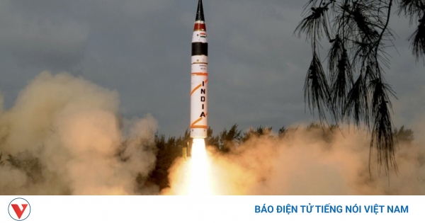 Ấn Độ thử tên lửa đạn đạo Agni-5 giữa lúc căng thẳng với Trung Quốc