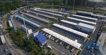 Trạm sạc xe điện lớn nhất châu Á Trạm sạc xe điện lớn nhất châu Á
