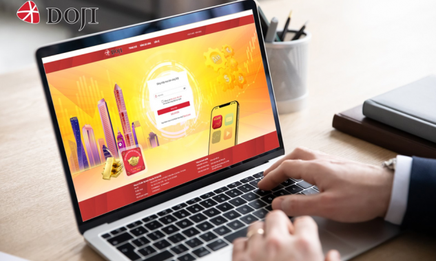 Doji - Nhà kinh doanh vàng trực tuyến đầu tiên tại Việt Nam
