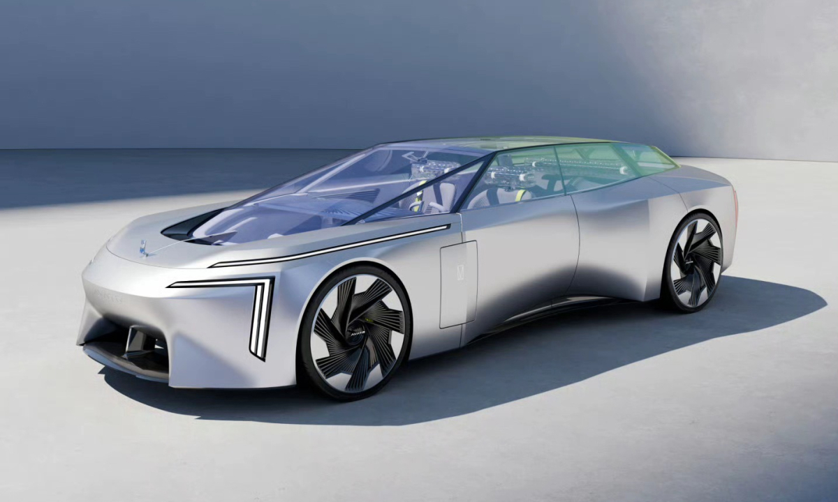 Hãng xe Trung Quốc ra mắt concept sedan dài gần 6 m, toàn kính