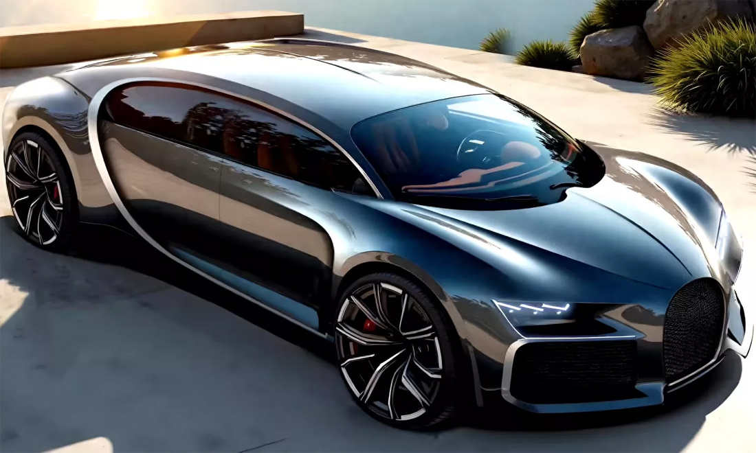 Hãng máy hút bụi Trung Quốc hé lộ siêu xe giống hệt Bugatti Chiron