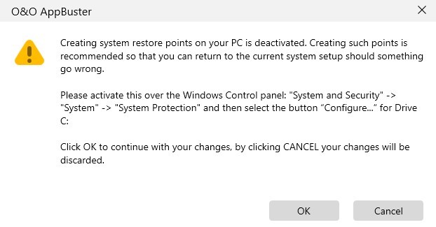 Kích hoạt tính năng System Restore