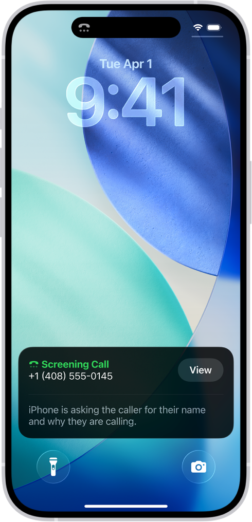 Tính năng lọc cuộc gọi trên iOS 26. Ảnh: Apple