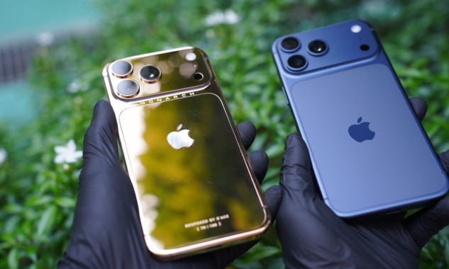 Cận cảnh iPhone 17 Pro Max “MONARCH” mạ vàng đầu tiên trên thế giới