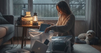 Đừng biến iPhone, laptop thành "hiểm" trong bão lớn Đừng biến iPhone, laptop thành "hiểm" trong bão lớn