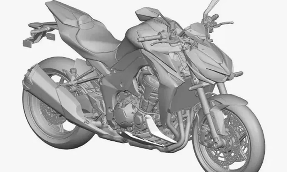 Lộ bản vẽ thiết kế Kawasaki Z1100