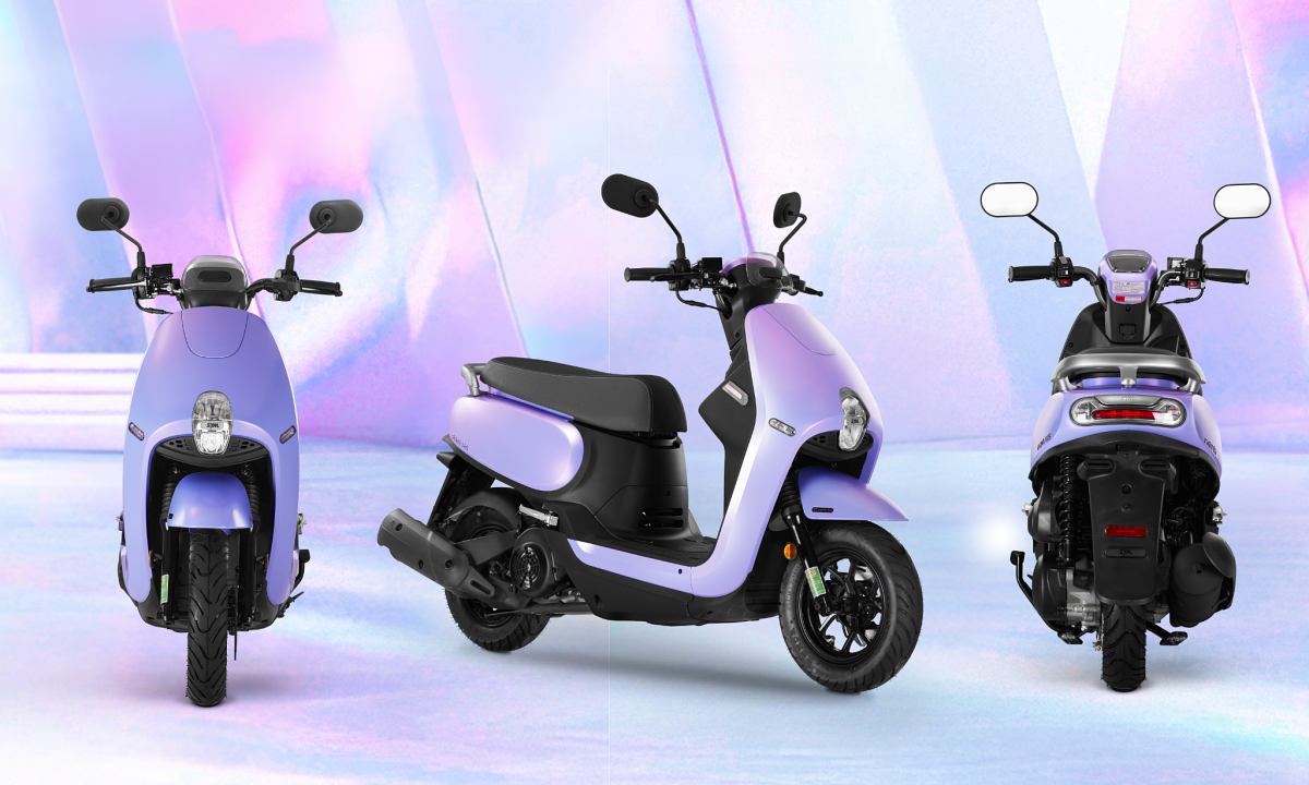SYM Priti 125 có phiên bản màu tím ánh hồng