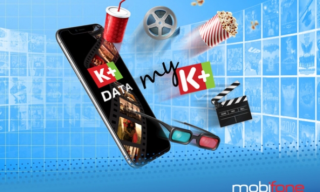 Giải trí cùng kho phim, clip với K+ Data của MobiFone