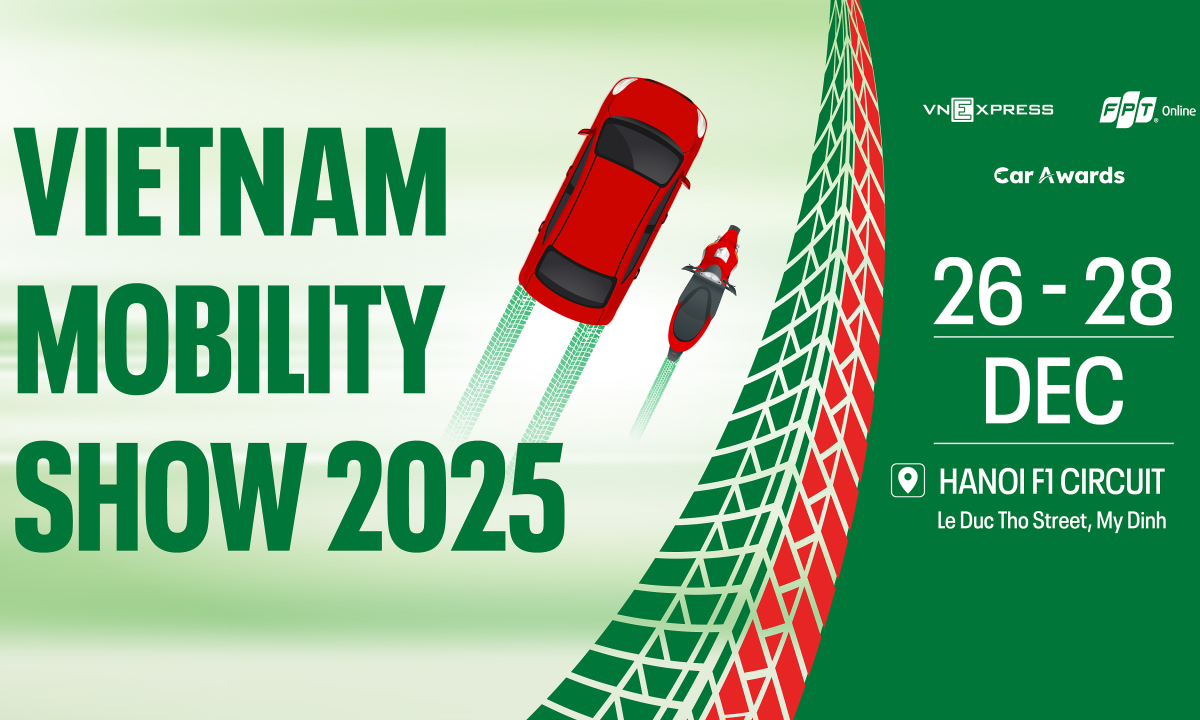 Vietnam Mobility Show 2025 diễn ra cuối tháng 12 tại Hà Nội