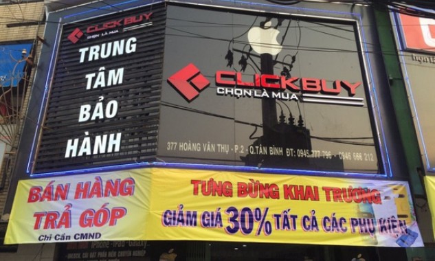 Hệ thống bán lẻ di động toàn quốc Clickbuy