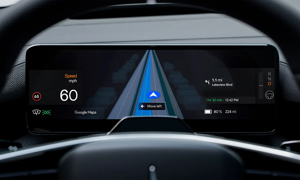 Xe điện đầu tiên tích hợp Google Maps dẫn đường trực tiếp