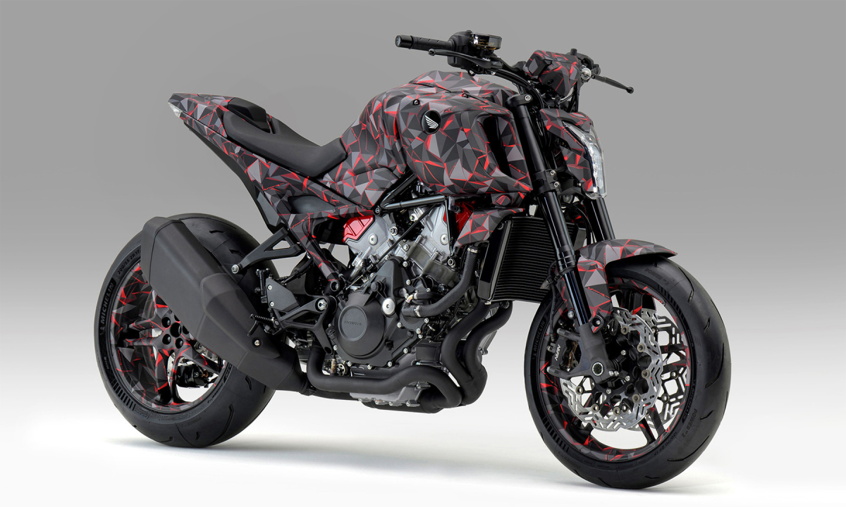 Honda V3R 900 E-Compressor - môtô mới mang động cơ siêu nạp