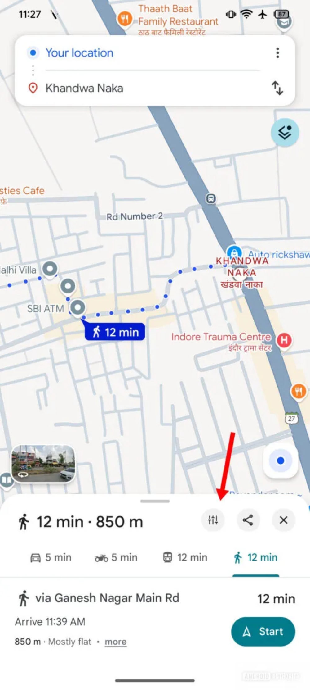Ung dung google maps sap ho tro uu tien bong ram cho nguoi di bo hinh anh 1