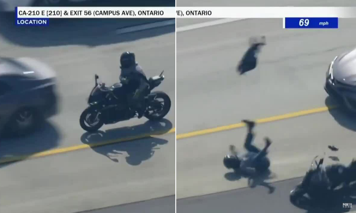 Bỏ trốn bằng môtô, nghi phạm giết người bị ôtô húc ngã