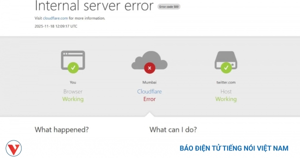 Cloudflare gặp sự cố khiến hàng loạt website lớn toàn cầu tê liệt