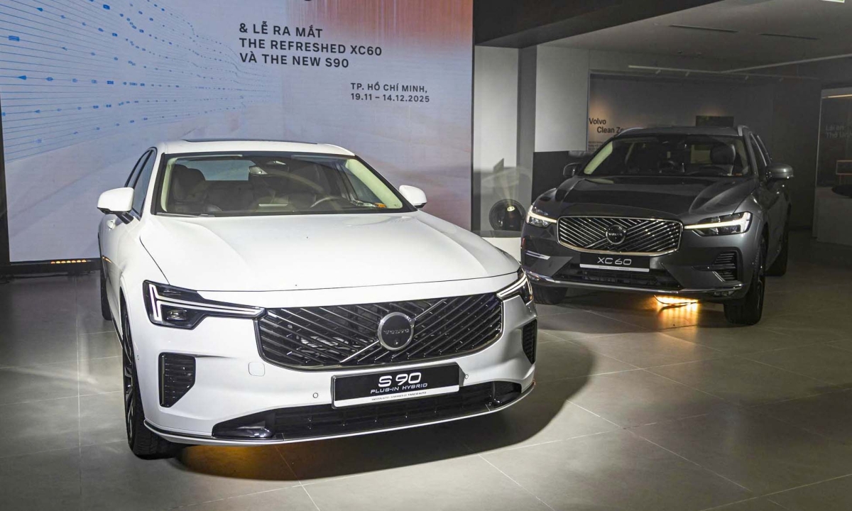 Volvo S90 và XC60 bản nâng cấp 2025 ra mắt Việt Nam