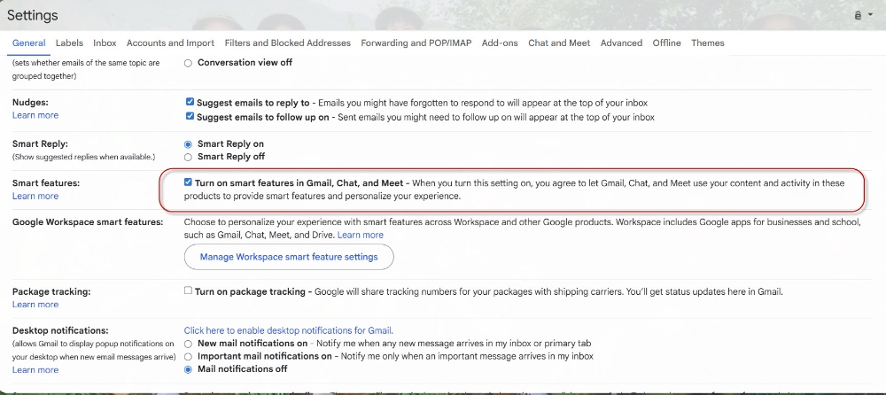 cach ngan google thu thap du lieu gmail de dao tao ai hinh anh 2