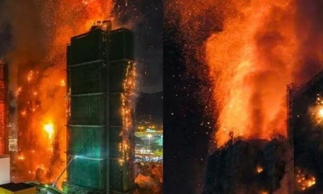 Hiệu ứng ống khói góp phần khiến đám cháy chung cư Hong Kong lan nhanh và rộng