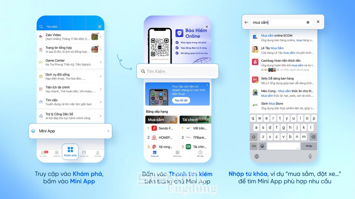 Khám phá kho tàng tiện ích trên Zalo Khám phá kho tàng tiện ích trên Zalo