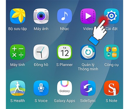 cập nhật phiên bản mới cho điện thoại Samsung