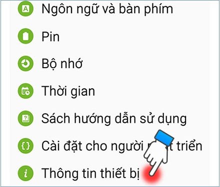 cập nhật phiên bản mới cho điện thoại Samsung