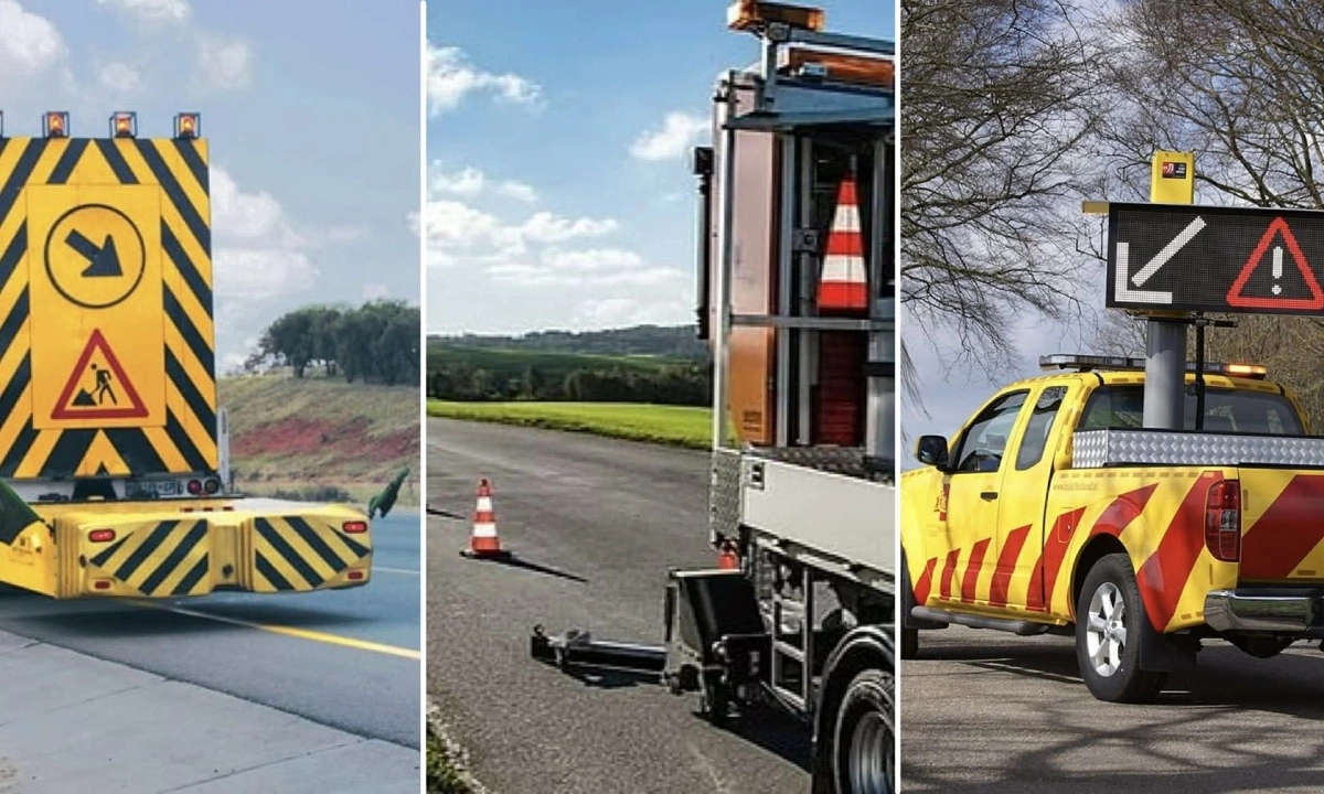 Đội hình bảo vệ nhiều tầng cho xe bảo trì đường cao tốc