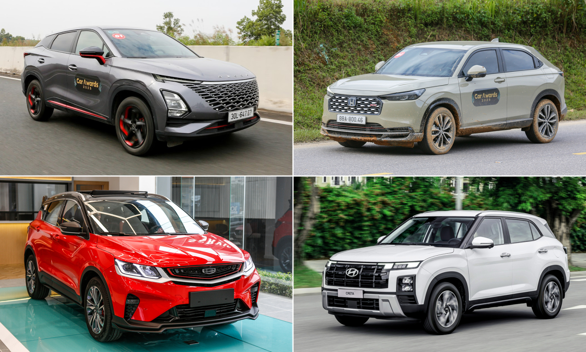 Các đề cử Ôtô của năm 2025 phân khúc Xe gầm cao cỡ B
