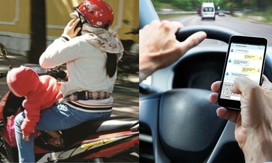 'Sử dụng điện thoại khi lái xe trở thành vấn nạn'