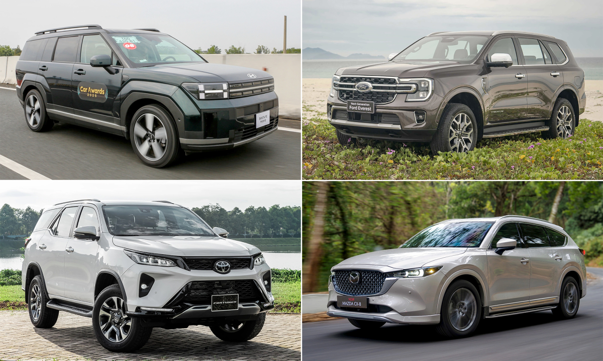 Thị phần xe gầm cao cỡ D tháng 11 - 'sân chơi' riêng của Ford Everest