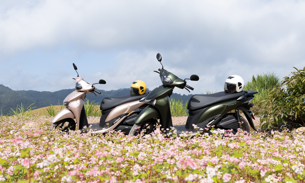 Xe tay ga 125 cc tiết kiệm nhiên liệu của SYM