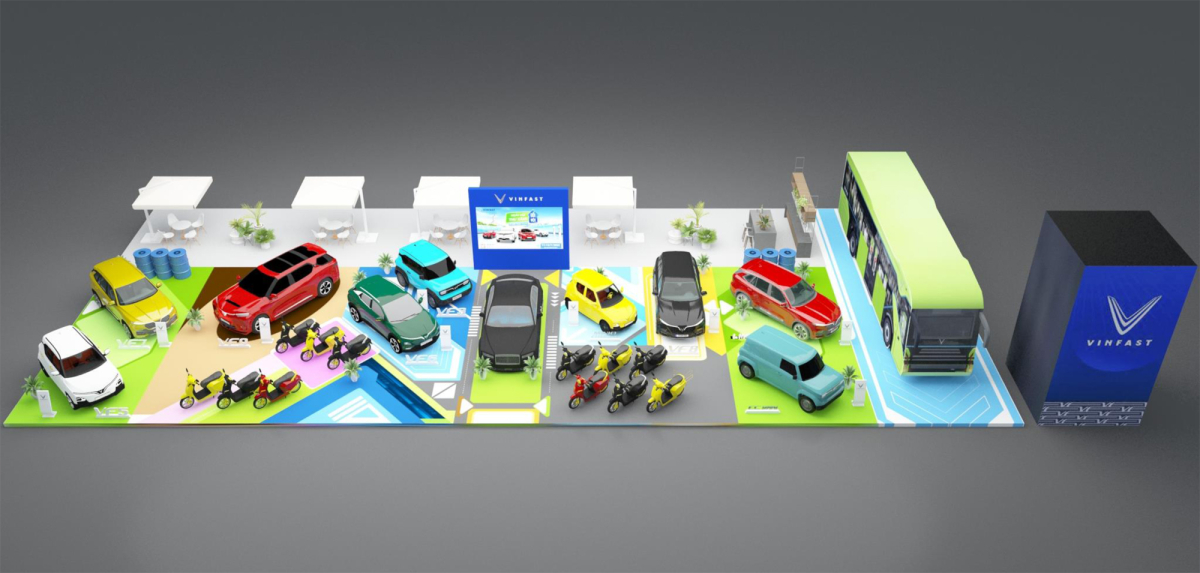 Không gian trưng bày đậm công nghệ của các hãng xe ở Vietnam Mobility Show 2025