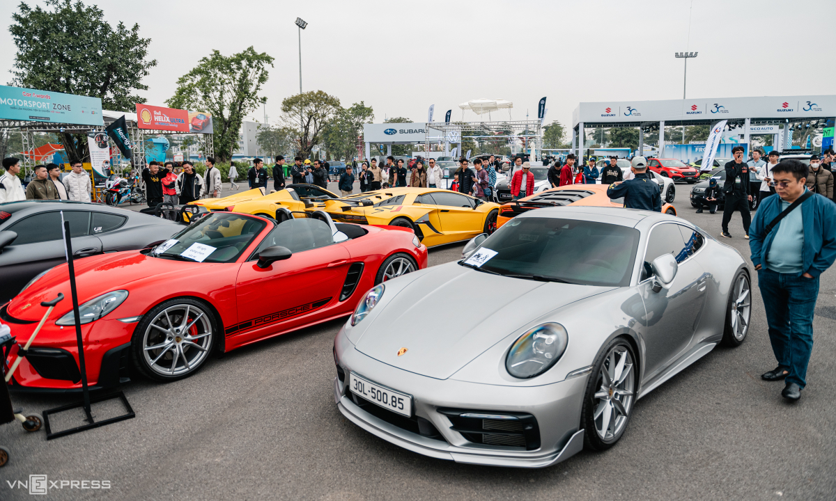 Loạt xe thể thao tiền tỷ trong ngày hội Motosport