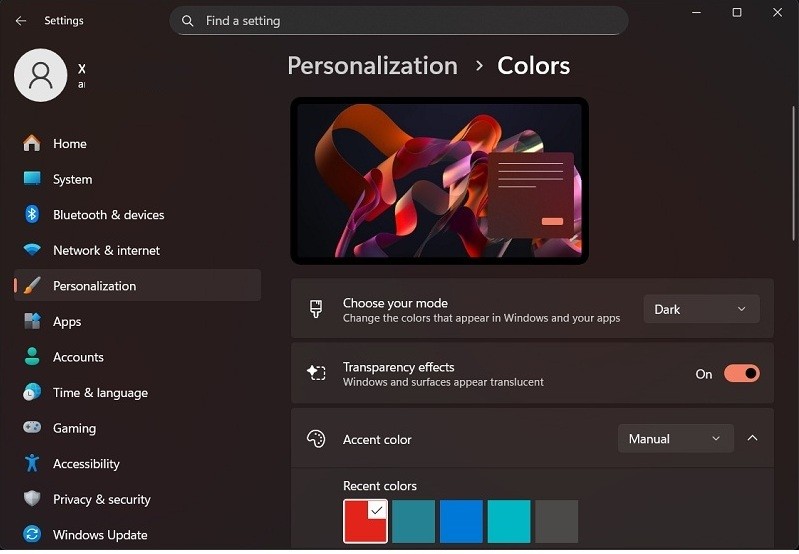 Hướng dẫn sử dụng nền tối (Dark Mode) trên Windows 11 Hướng dẫn sử dụng nền tối (Dark Mode) trên Windows 11