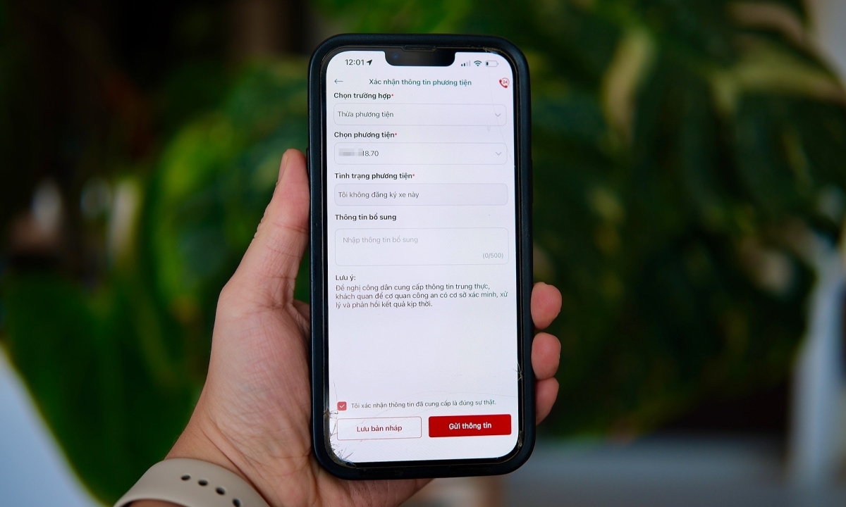 Cách gửi yêu cầu xóa xe đã bán, xe lạ trên VNeTraffic